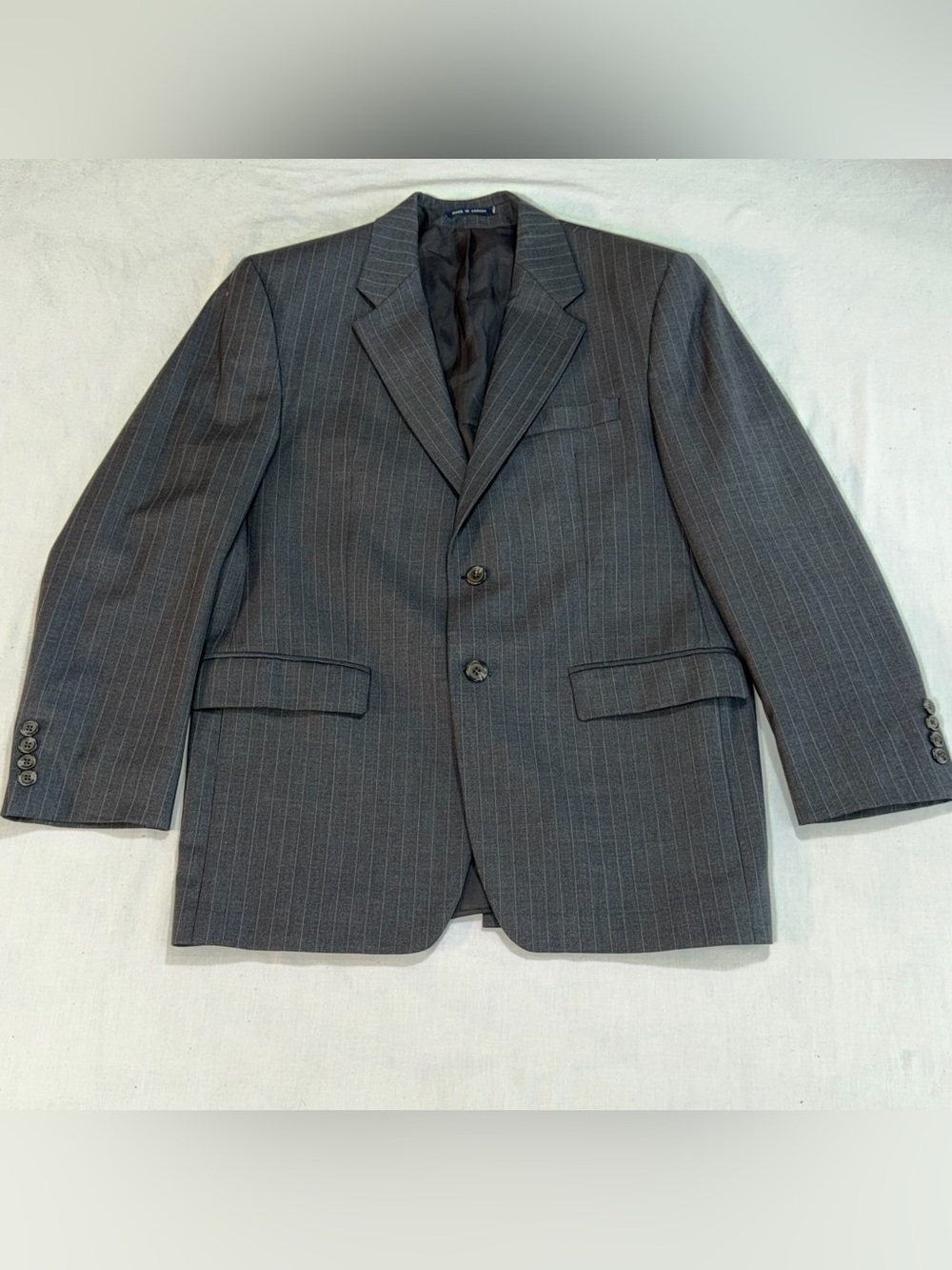 Lauren Ralph Lauren Men’s 40R Charcoal Pinstripe 100% Wool Blazer Sport Coat